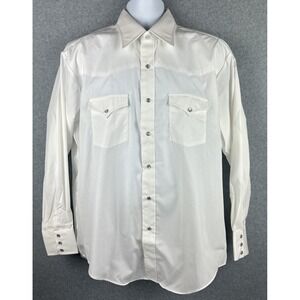 Lariat Men's Western Long Sleeve Pearl Snap Close Shirt Size XL
